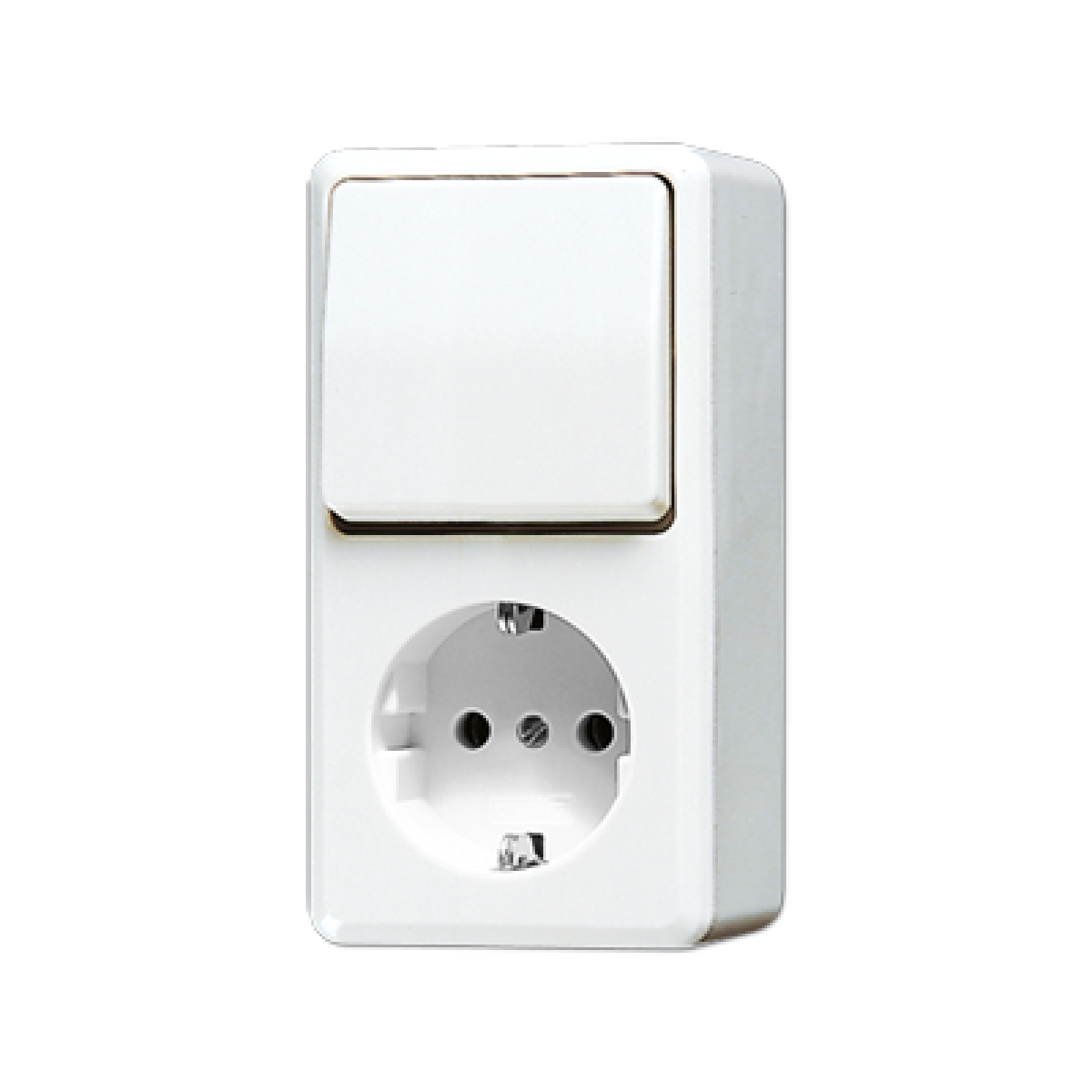 Enchufe c interruptor AP600 bl. alpi