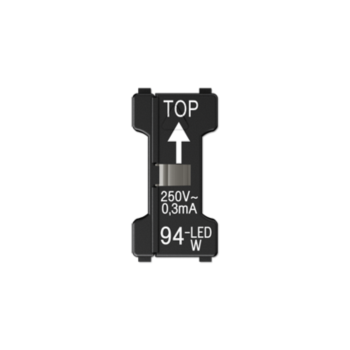 LED 110-250 V, 0.3 mA, bl marfil