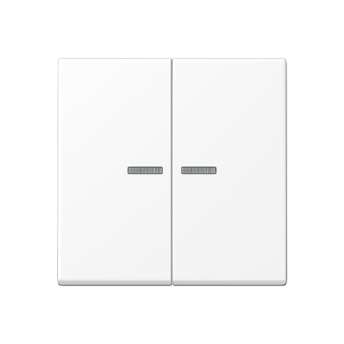 Tecla doble con visor JH A bl mate