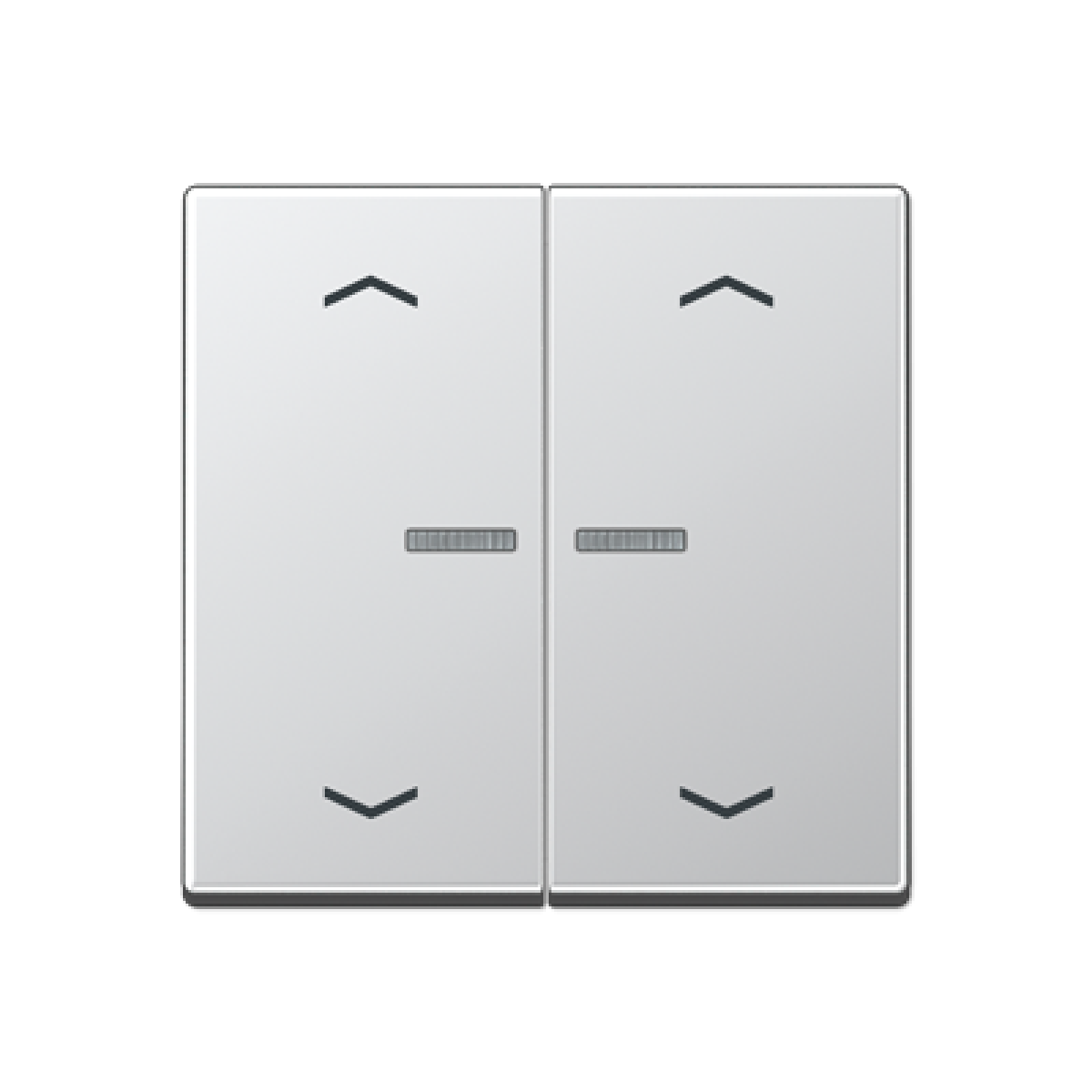 Tecla doble visorpers JH A aluminio