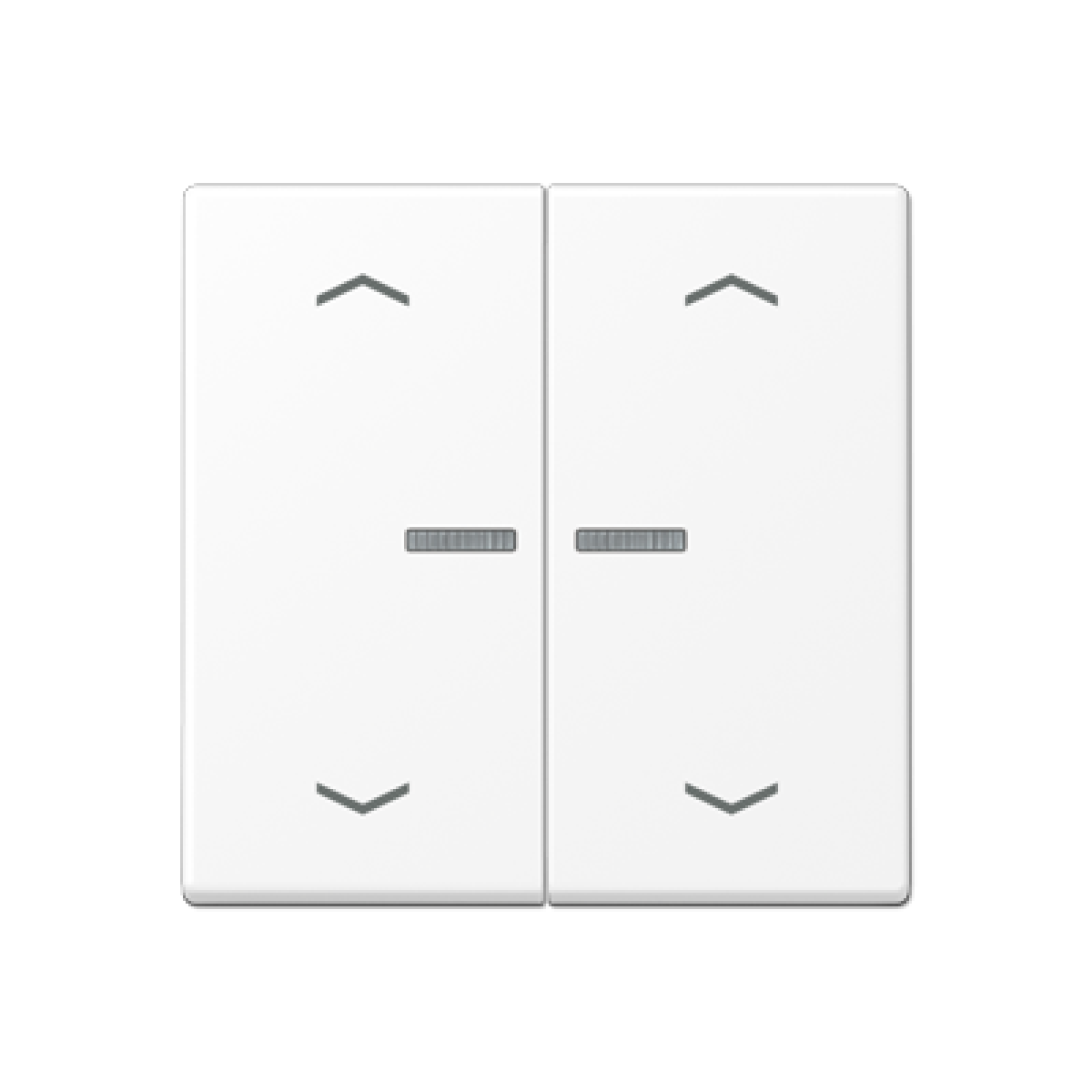 Tecla doble visorpers JH A blanco mate