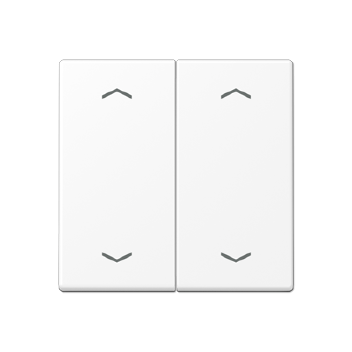 Tecla doble pulsador pers. A bl. mate