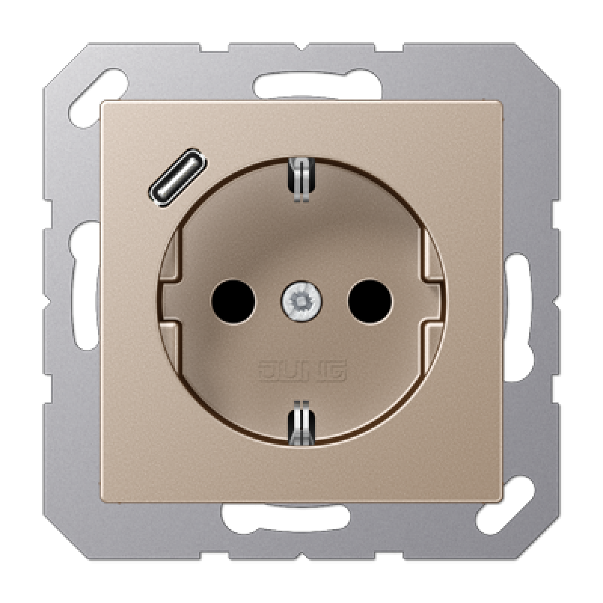 Enchufe SCHUKO c USB-C. A cava