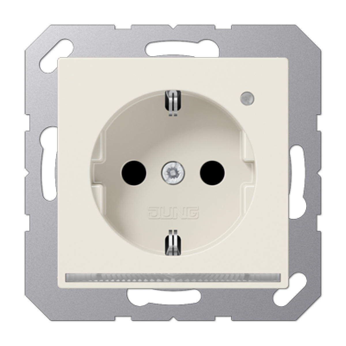 Enchufe SCHUKO con luz LED. A blanco