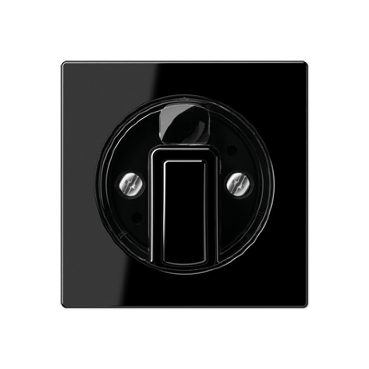 Placa interruptor giratorio A negro