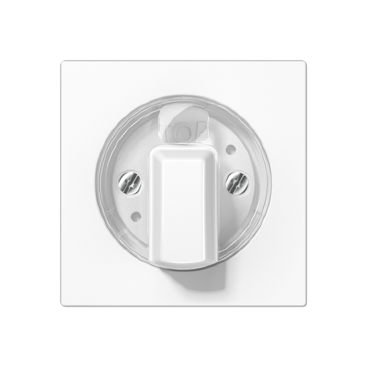 Placa interruptor giratorio A bl. alpi