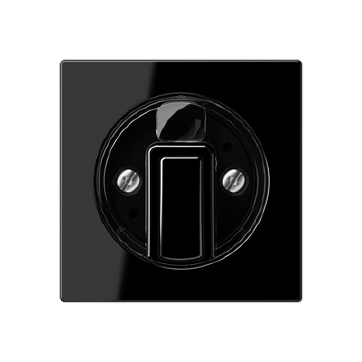 Placa interruptor giratorio A negro