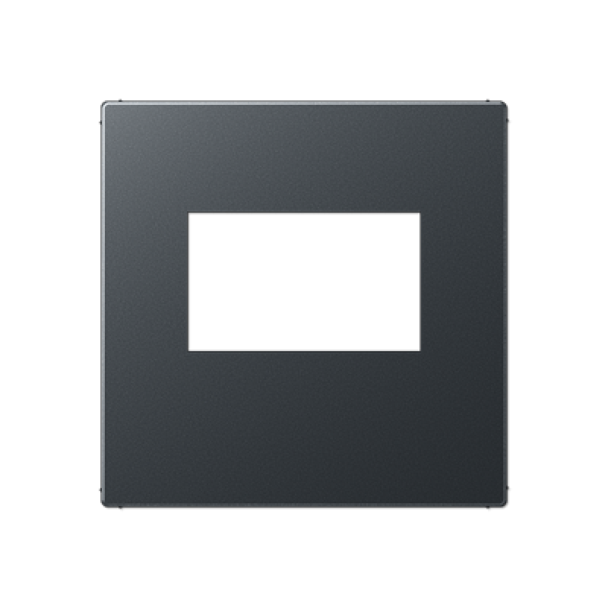 Placa USB A antracita mate