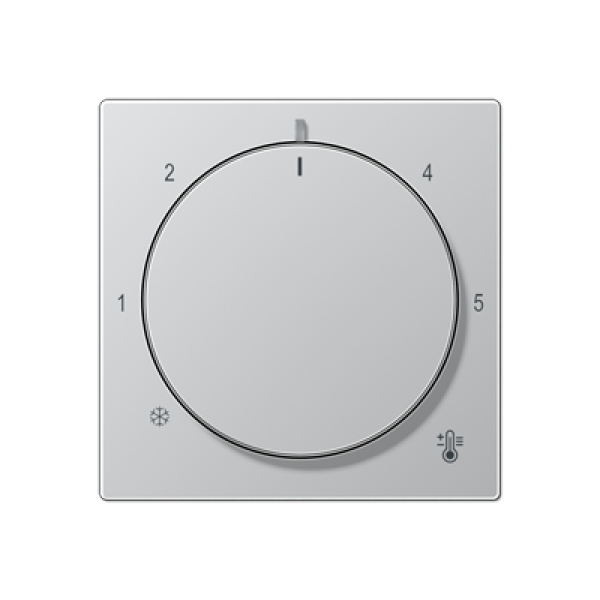 Placa termostato. A aluminio