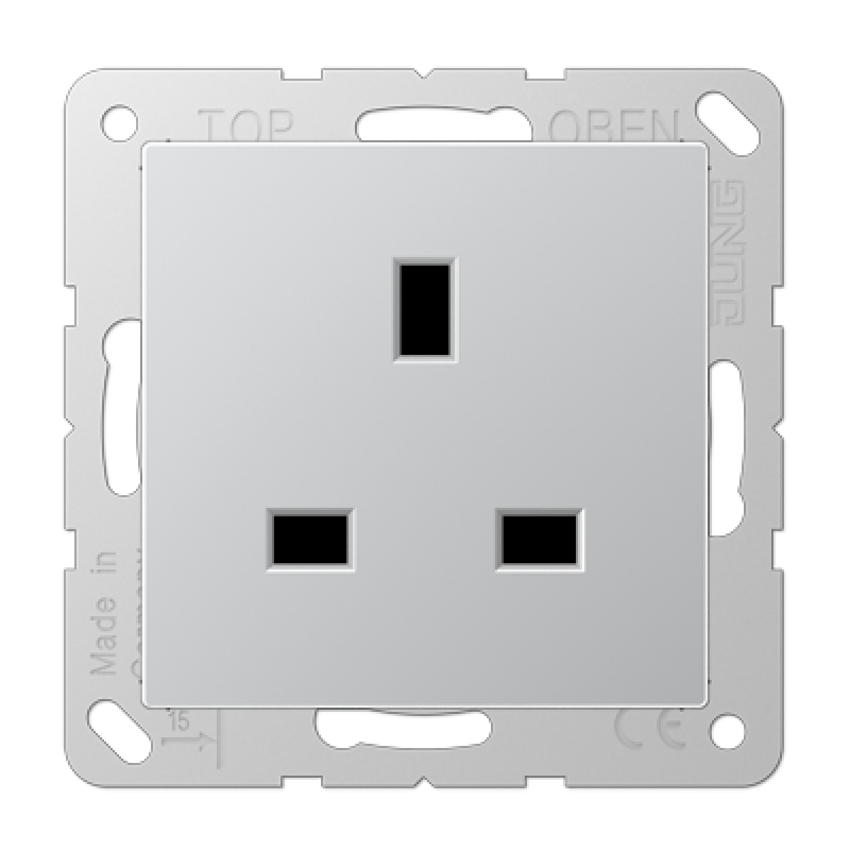 Enchufe British Standard A aluminio