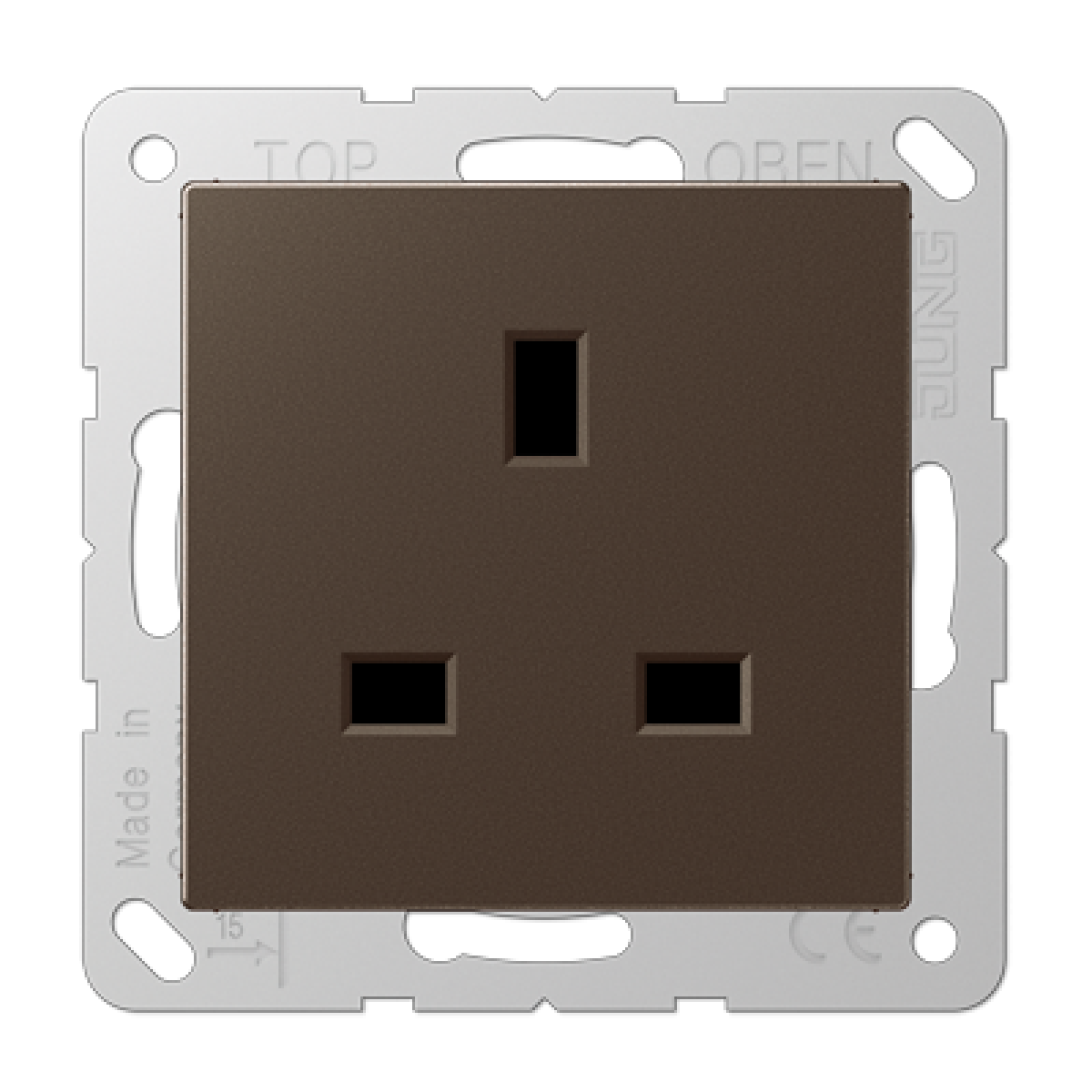 Enchufe British Standard. A mokka