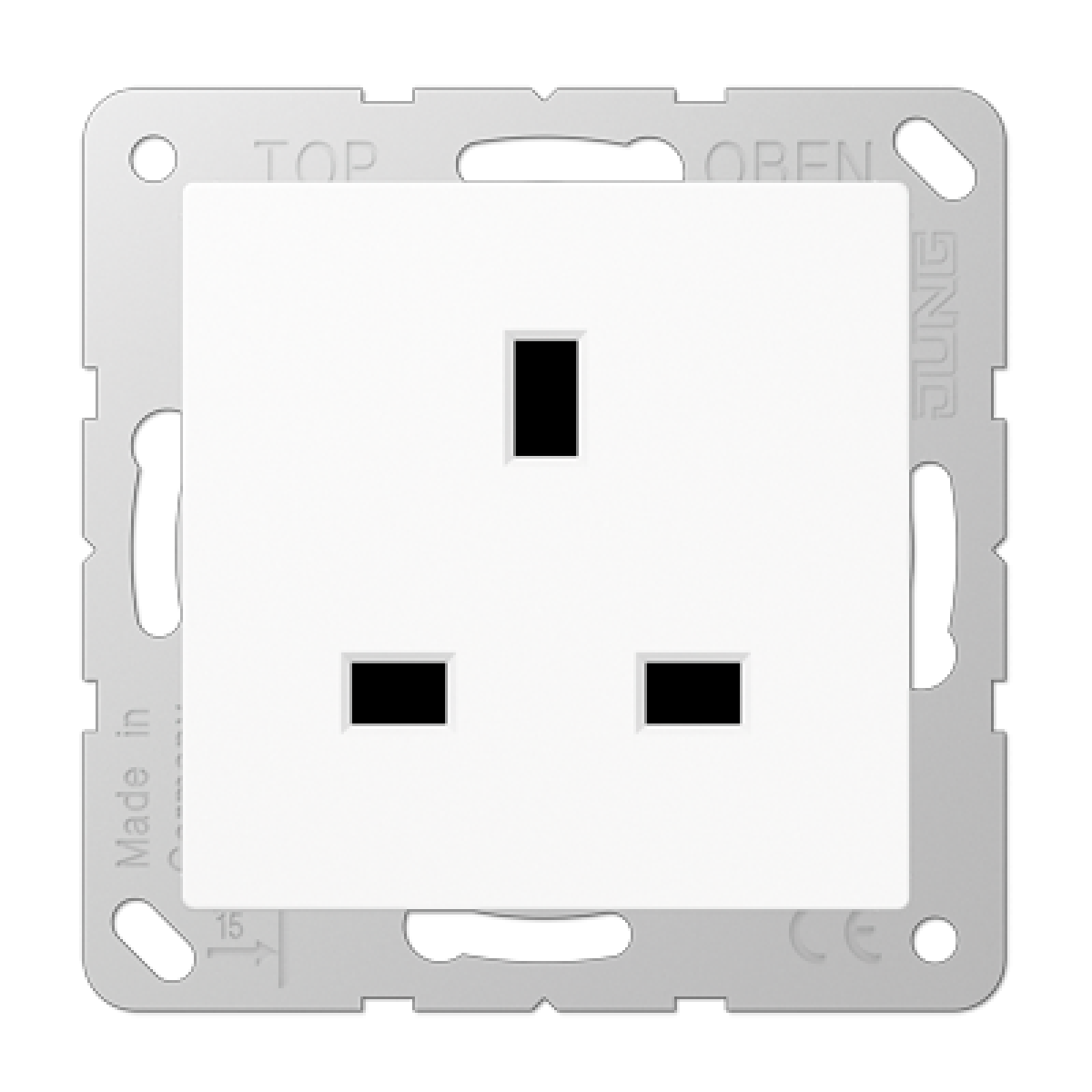 Enchufe British Standard. A bl. alpi