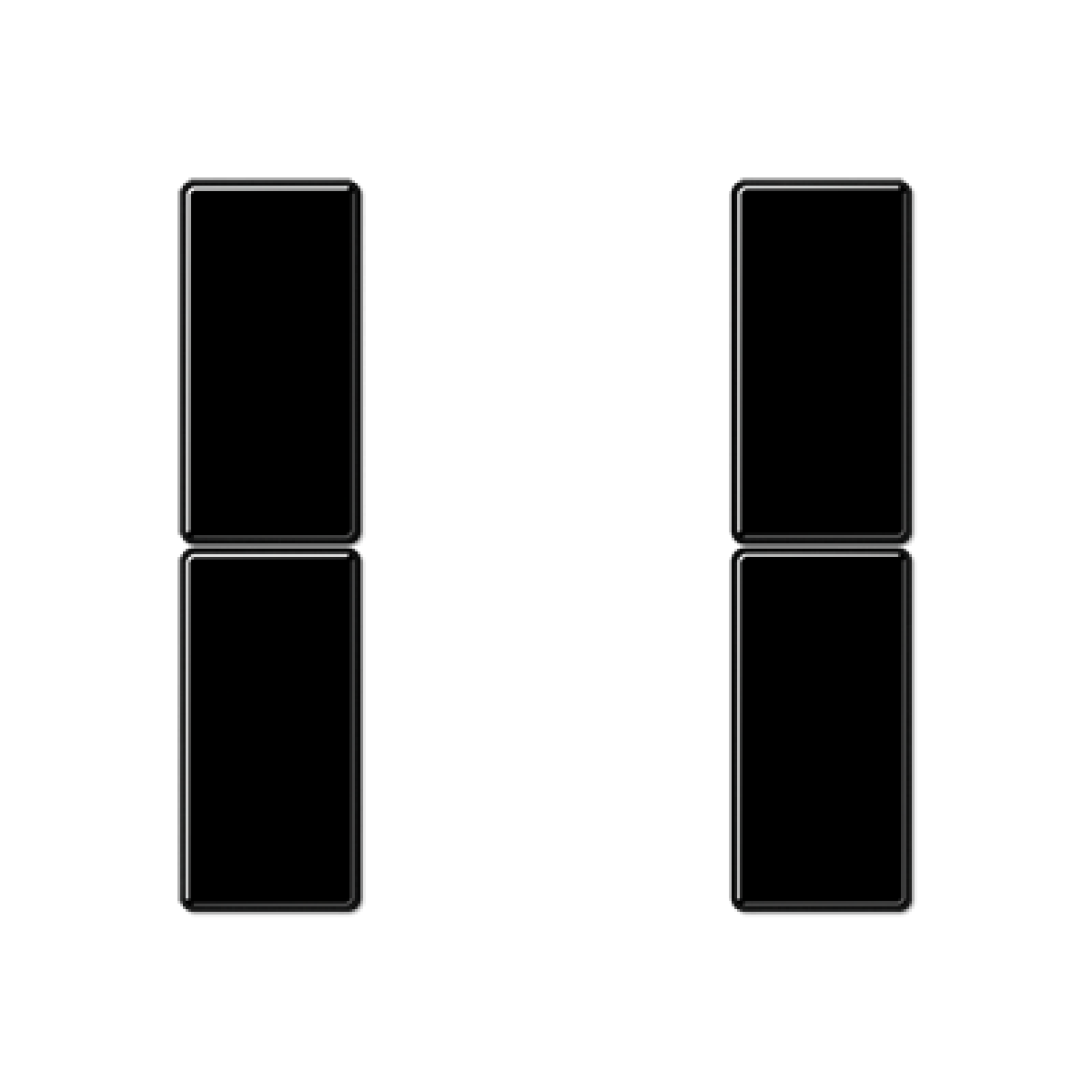 Kit teclas mód. F50 2 fases. A negro