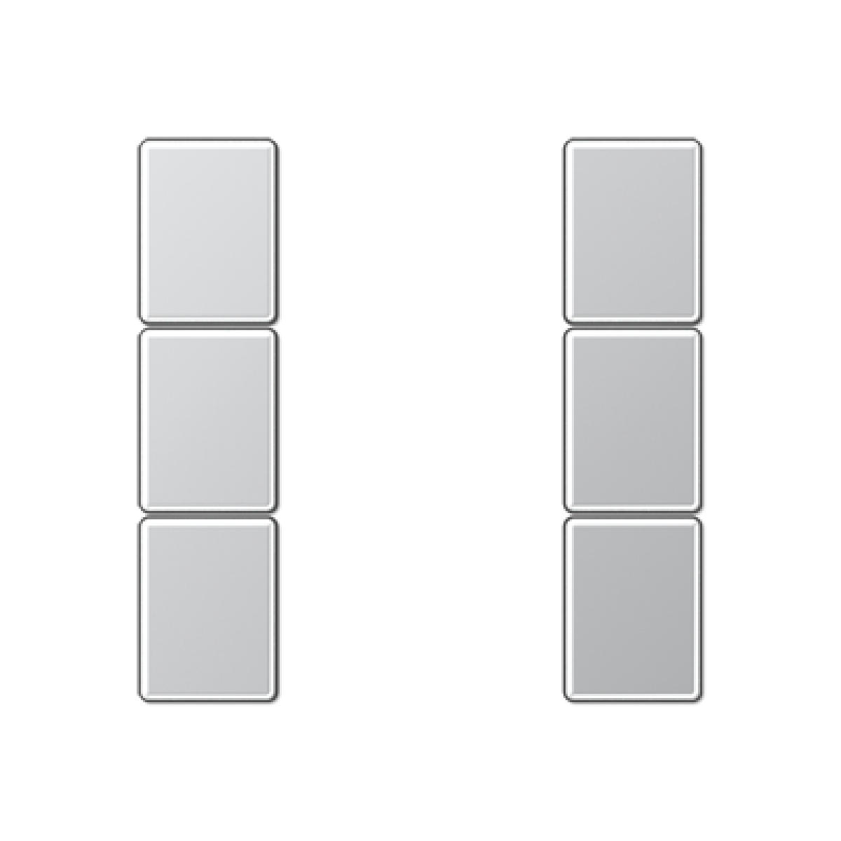 Kit teclas mód. F50 3 fases. A aluminio