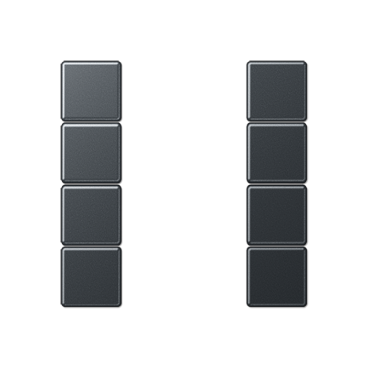 Kit teclas mód. F50 4 fases. A antracita