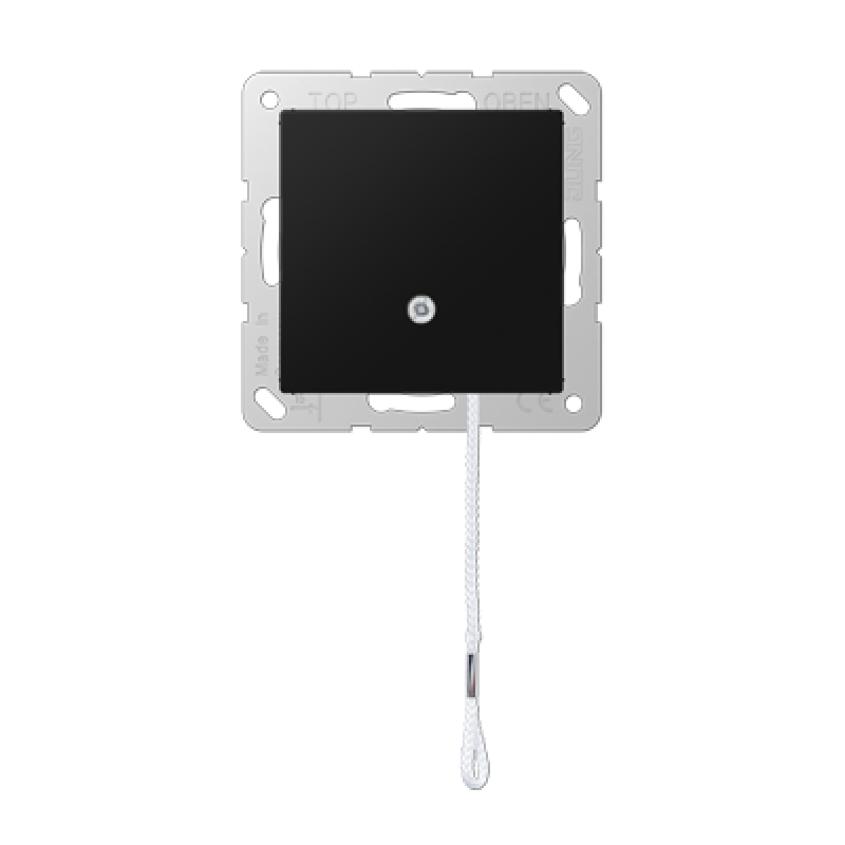 Interruptor c tirador A negro mate