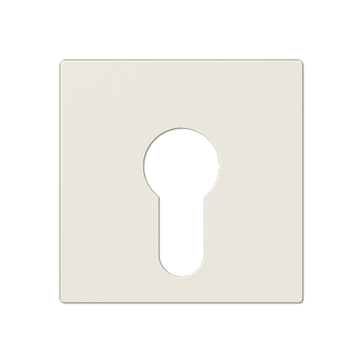 Placa interruptor llave A blanco marfil