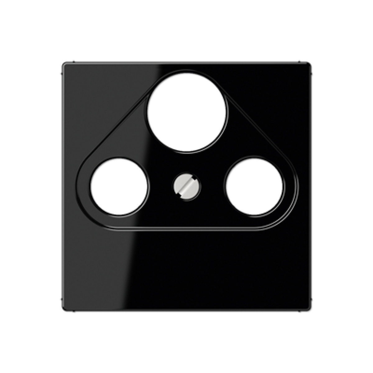 Placa toma SAT TV. A negro