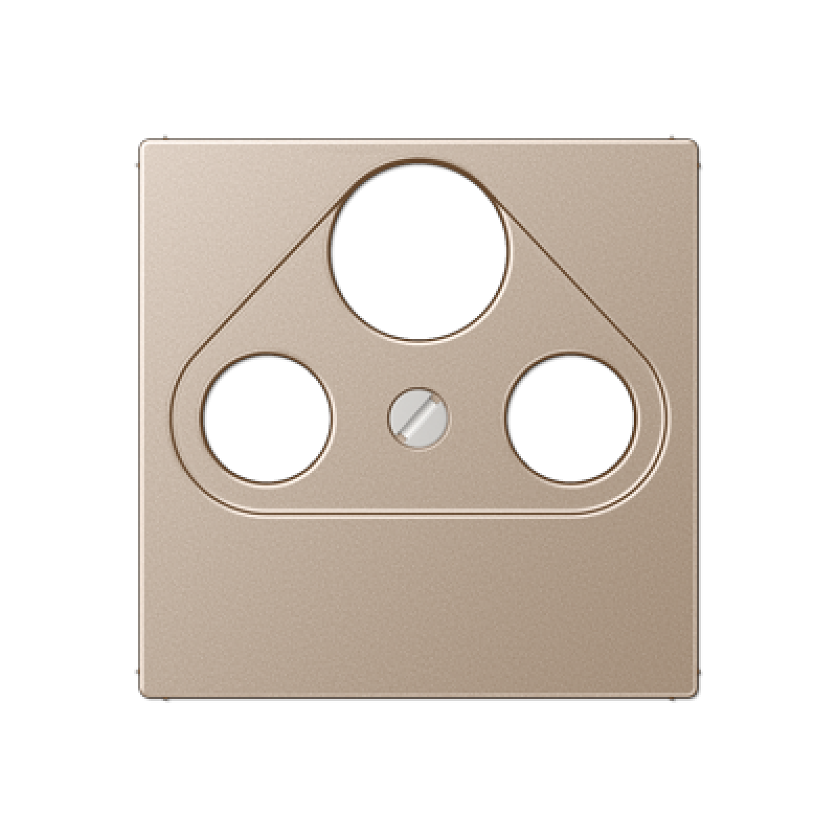 Placa toma SAT TV. A cava