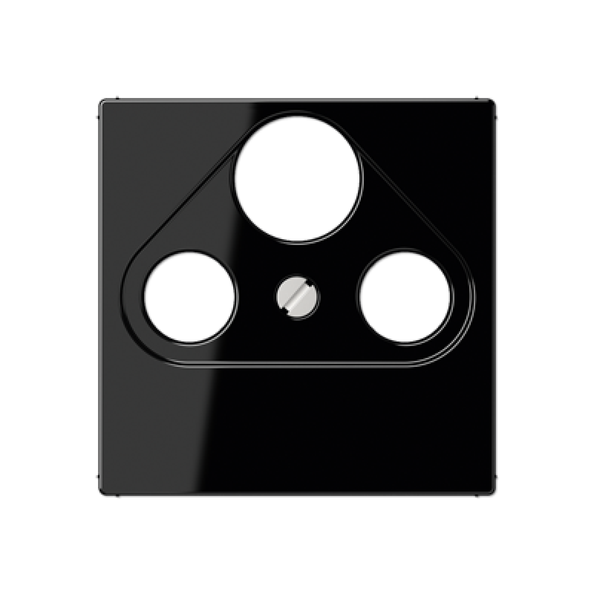 Placa toma SAT TV. A negro