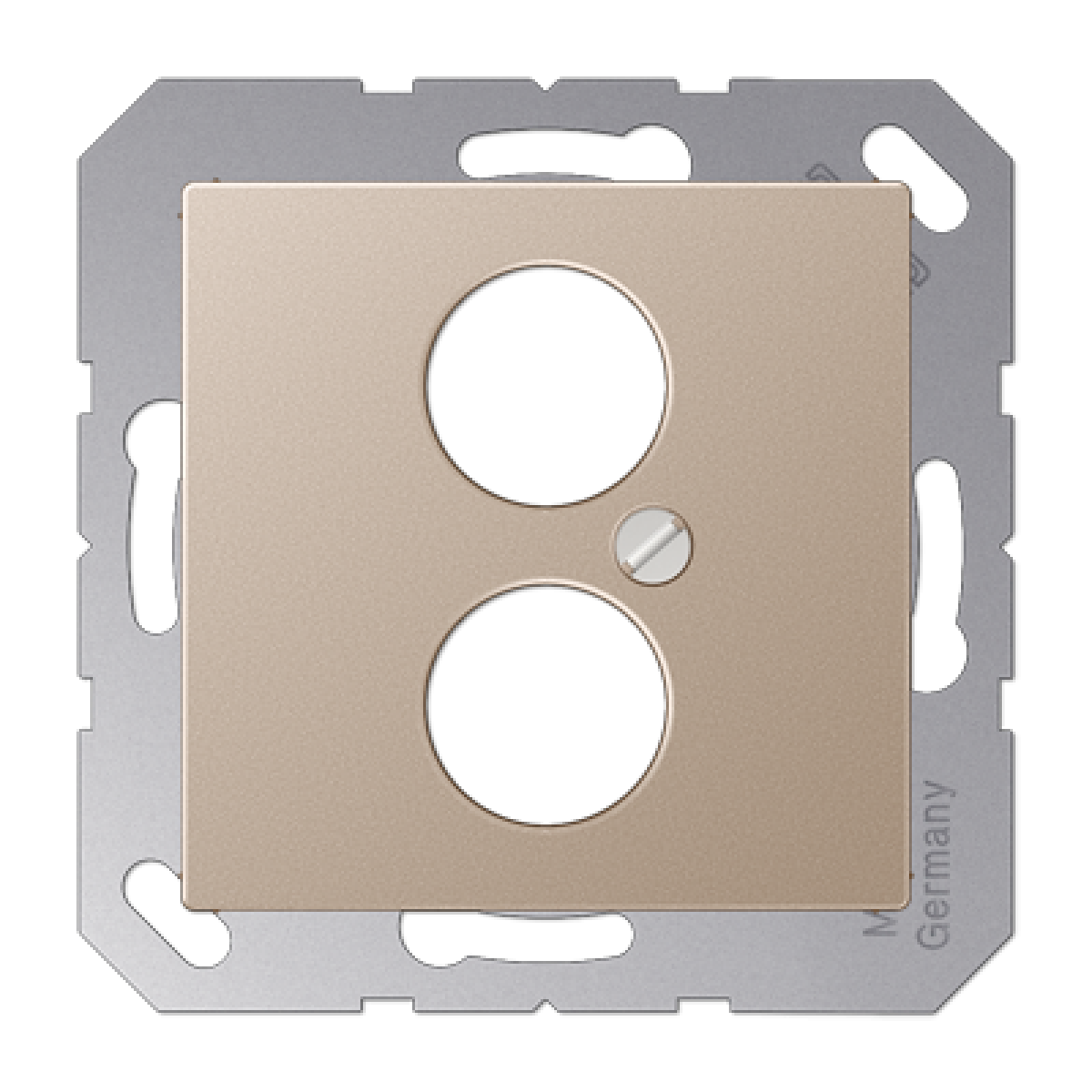 Placa 2 conect. Circulares A cava