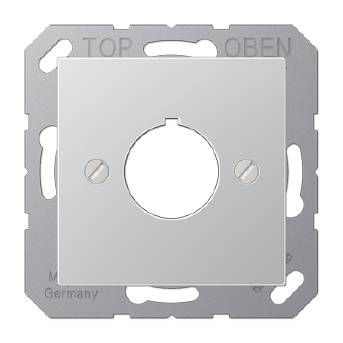 Placa aparato de mando. A aluminio