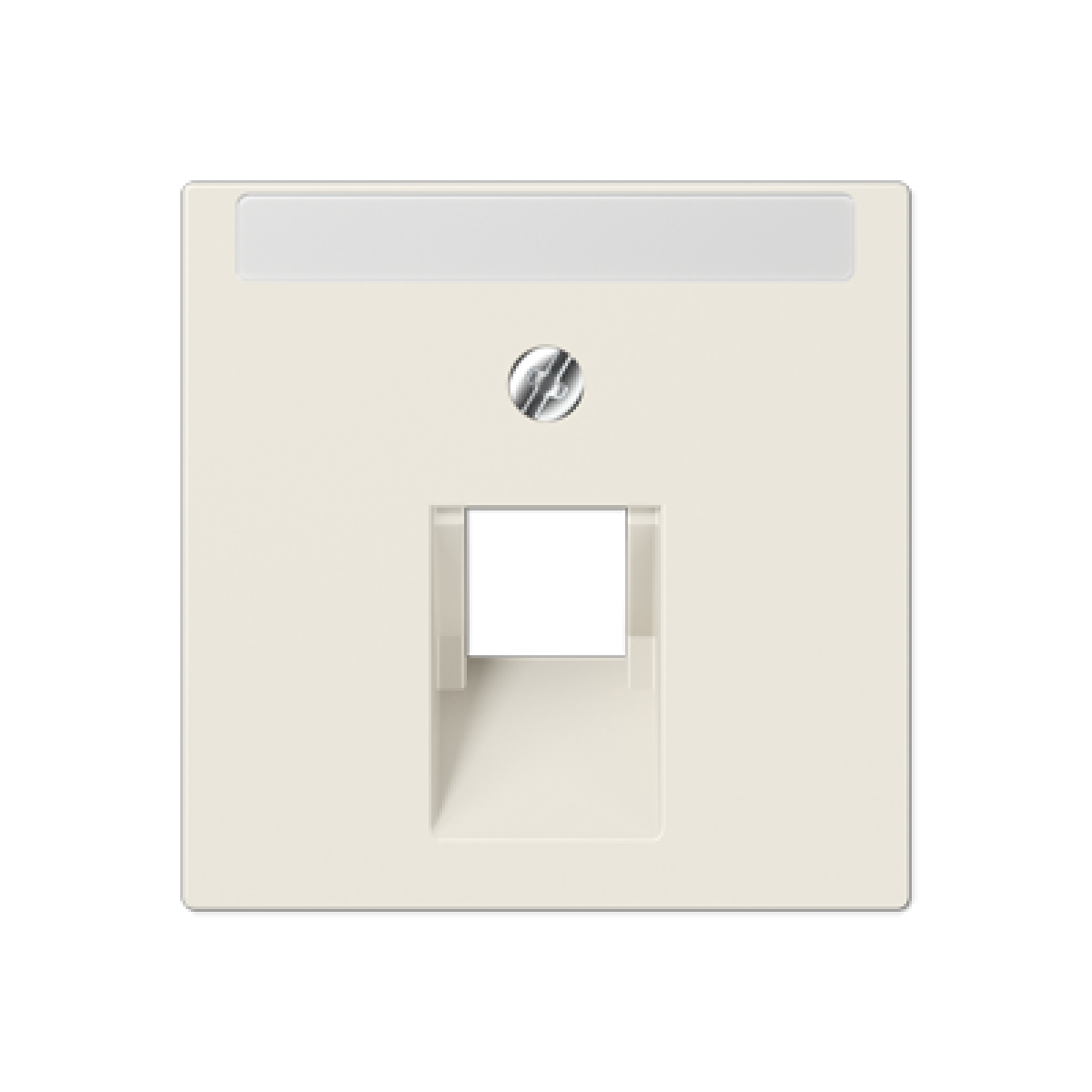 Placa central telef. Inscr. A bl marfil