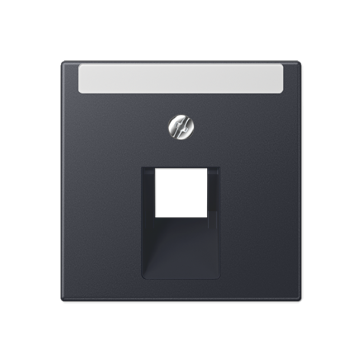 Placa central telef. Inscr. A antracita