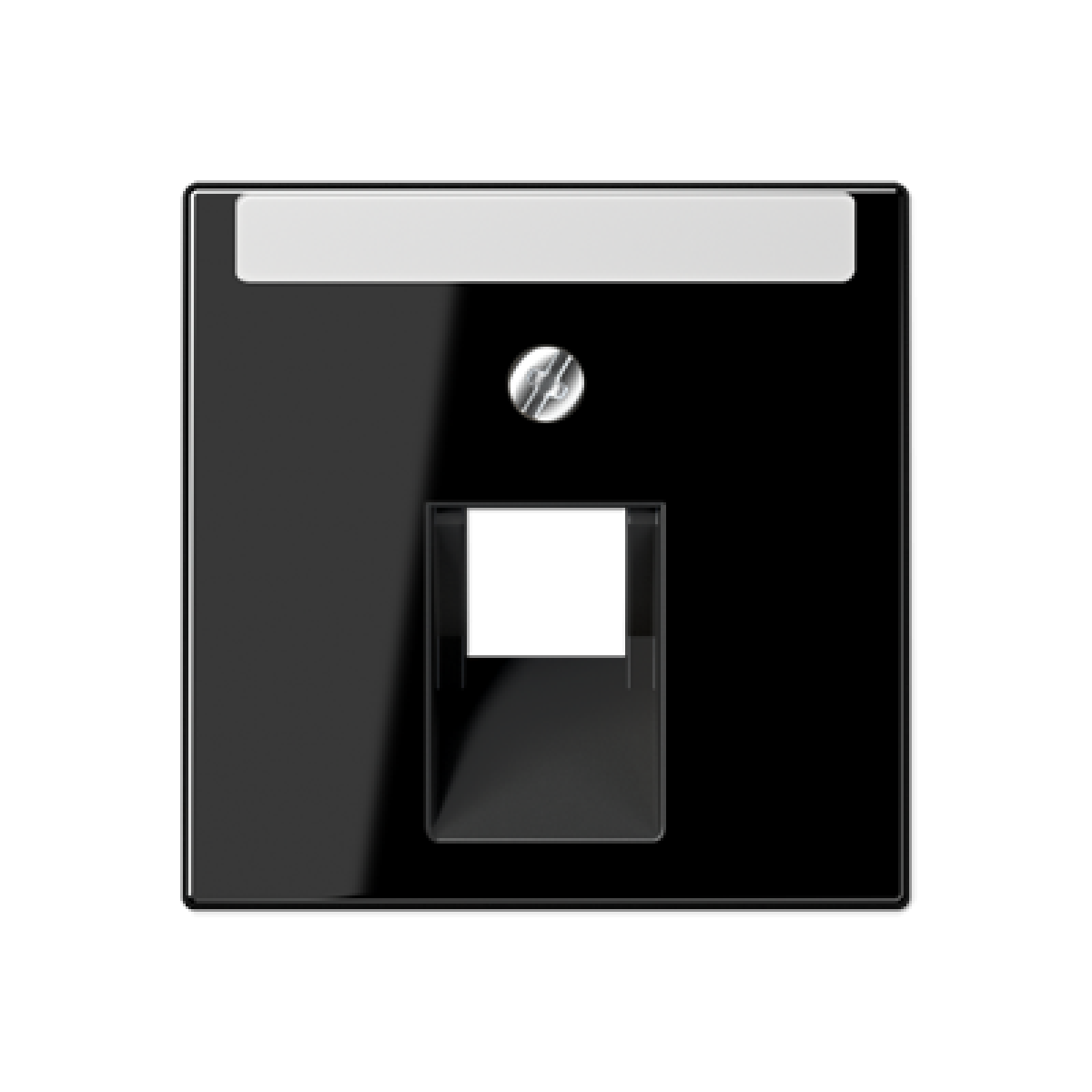 Placa central telef. Inscr. A negro