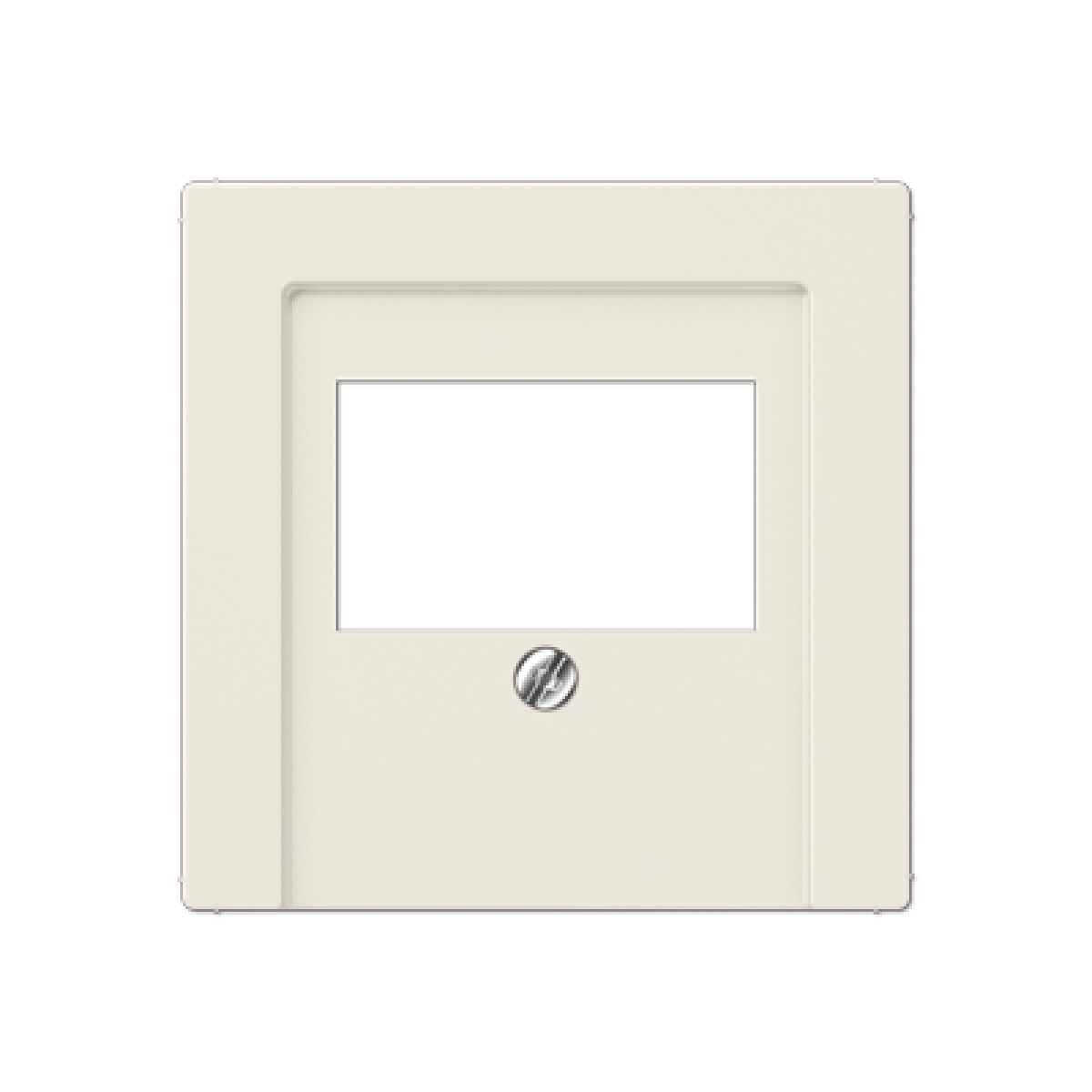 Placa telef. TAE A blanco marfil