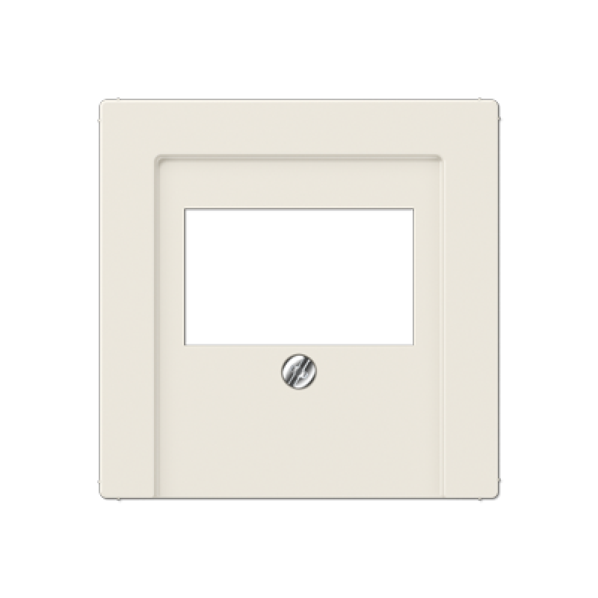 Placa telef. TAE A blanco marfil