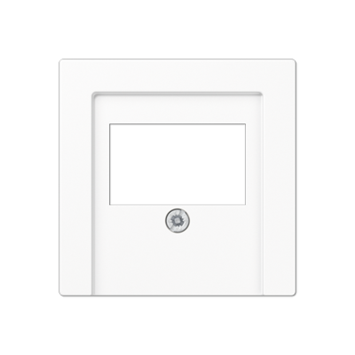 Placa telef. TAE A blanco alpino