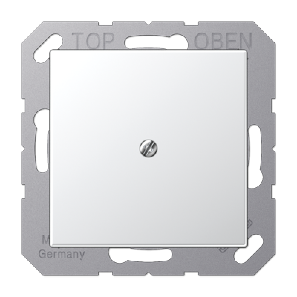 Placa con salida cable A aluminio