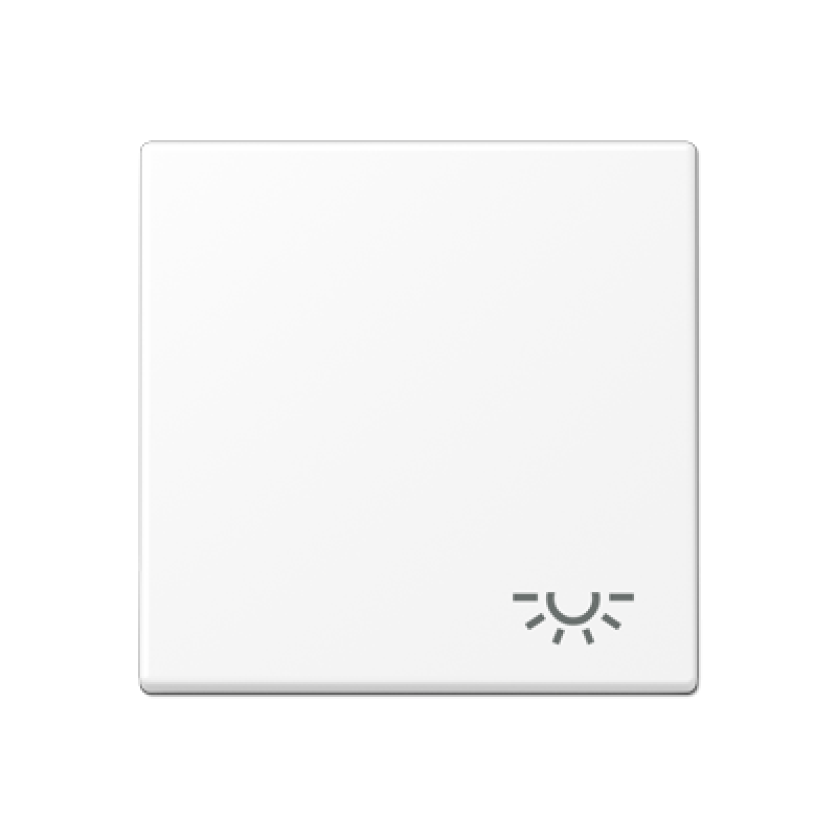 Tecla c simb. luz A blanco mate