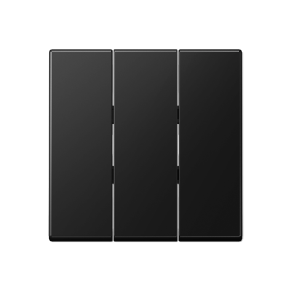 Tecla triple A negro mate