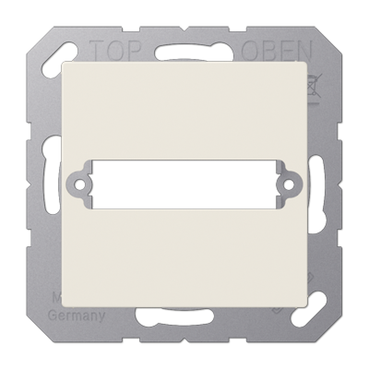 Placa toma D-SUB A blanco marfil