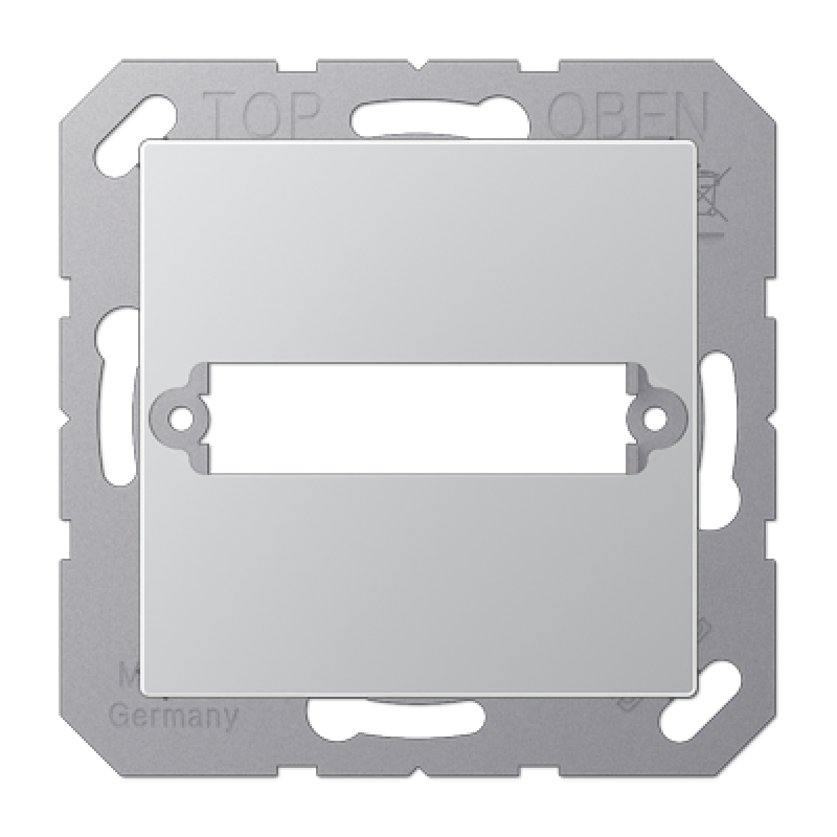Placa toma D-SUB A aluminio