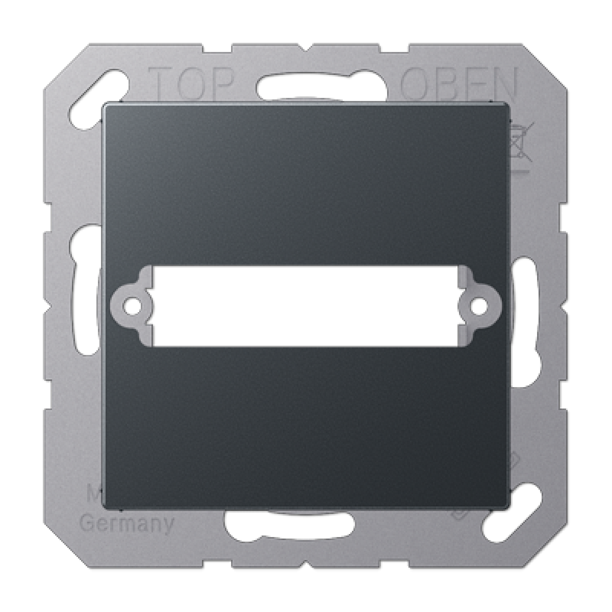 Placa toma D-SUB A antracita