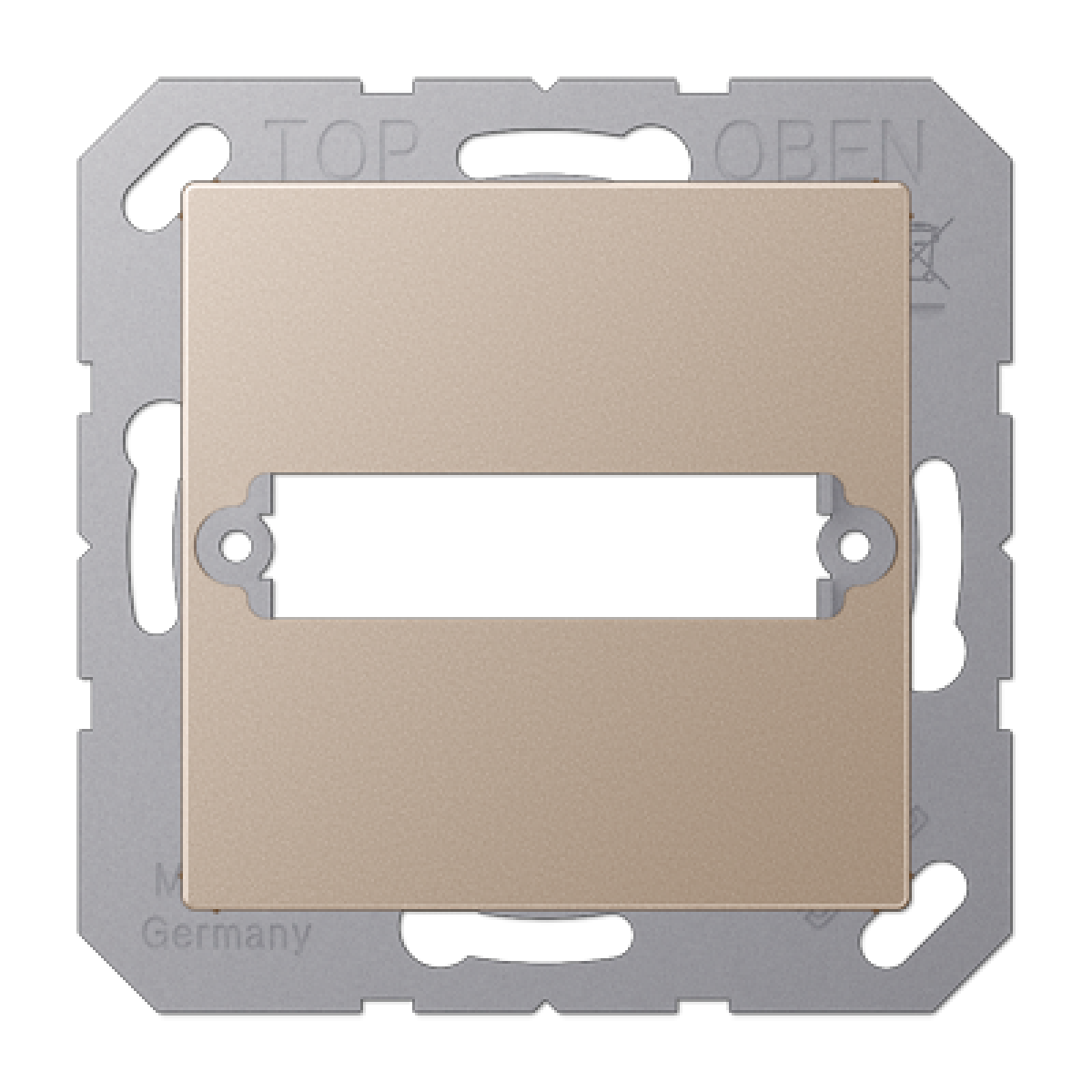 Placa toma D-SUB A cava