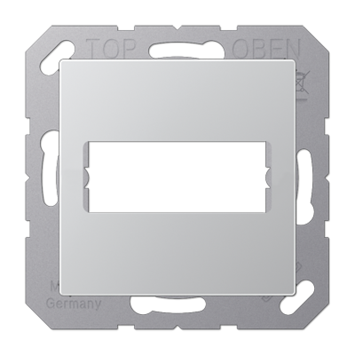 Placa toma D-SUB A aluminio