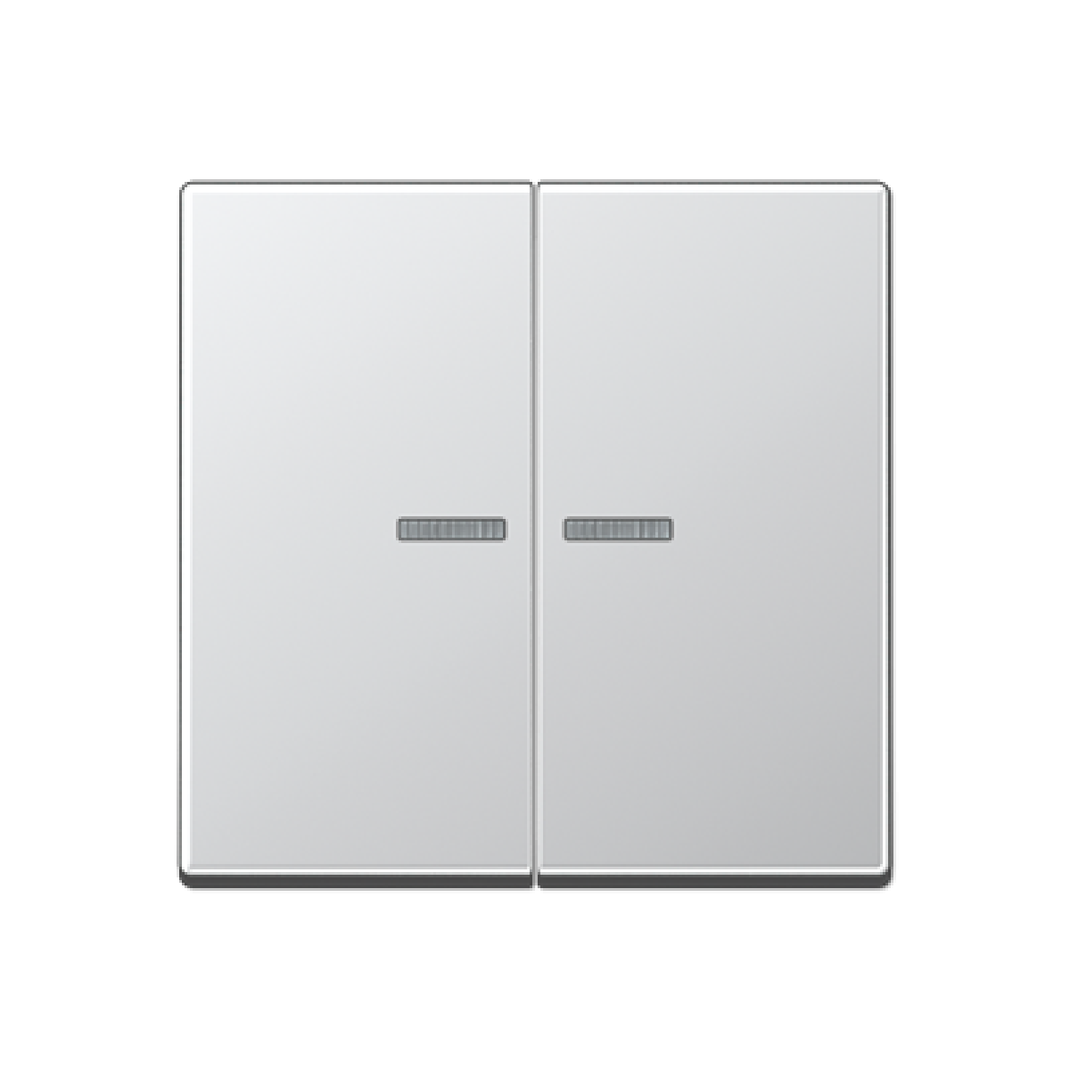 Tecla doble cvisor A aluminio