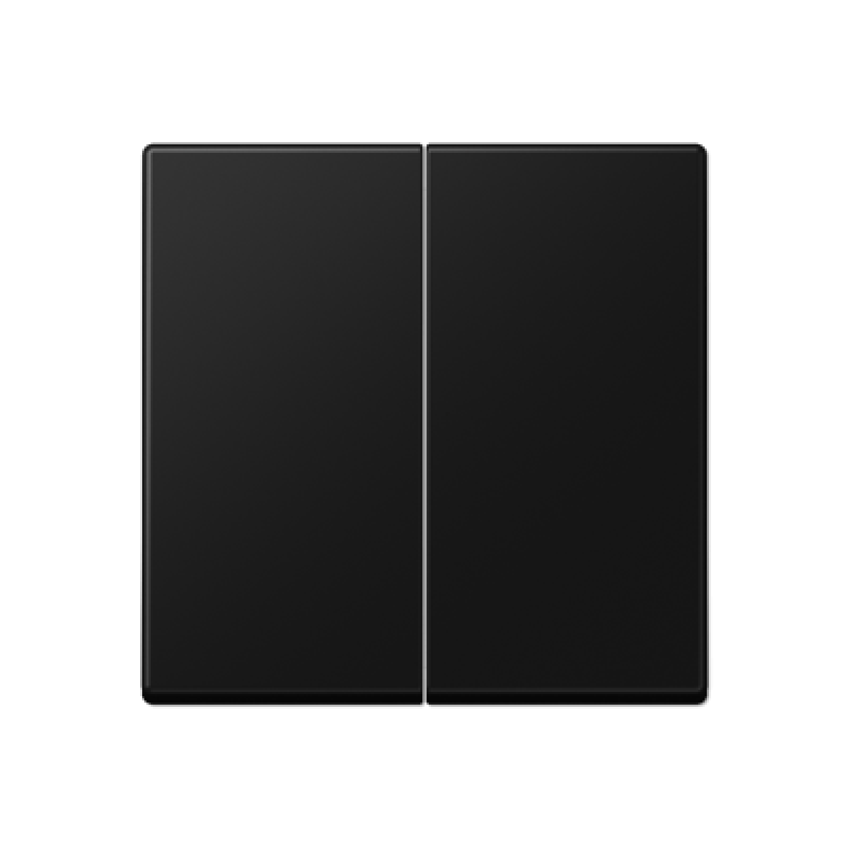 Tecla doble A negro mate