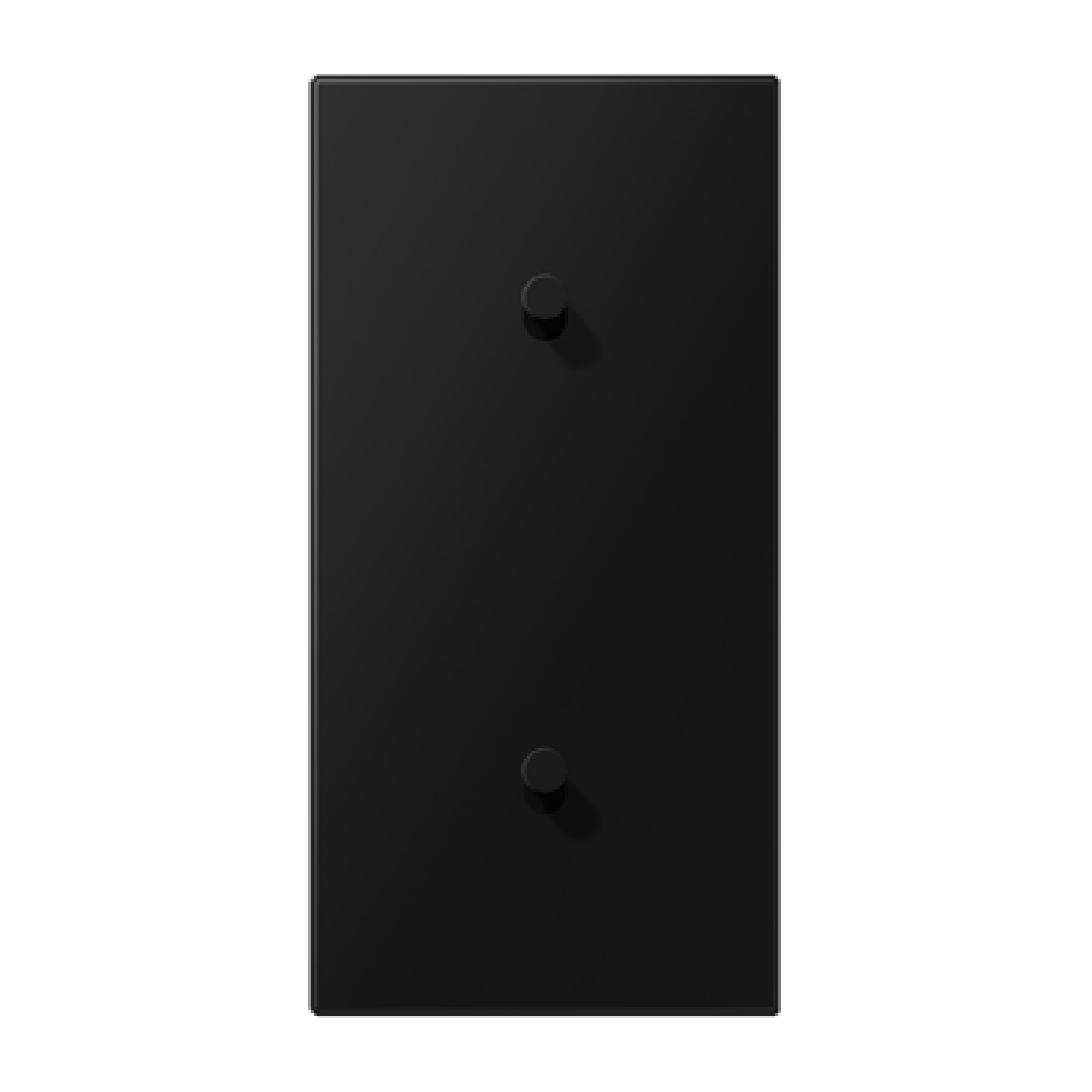 Placa 2x1 Vertical. Cono 1912 negro mate