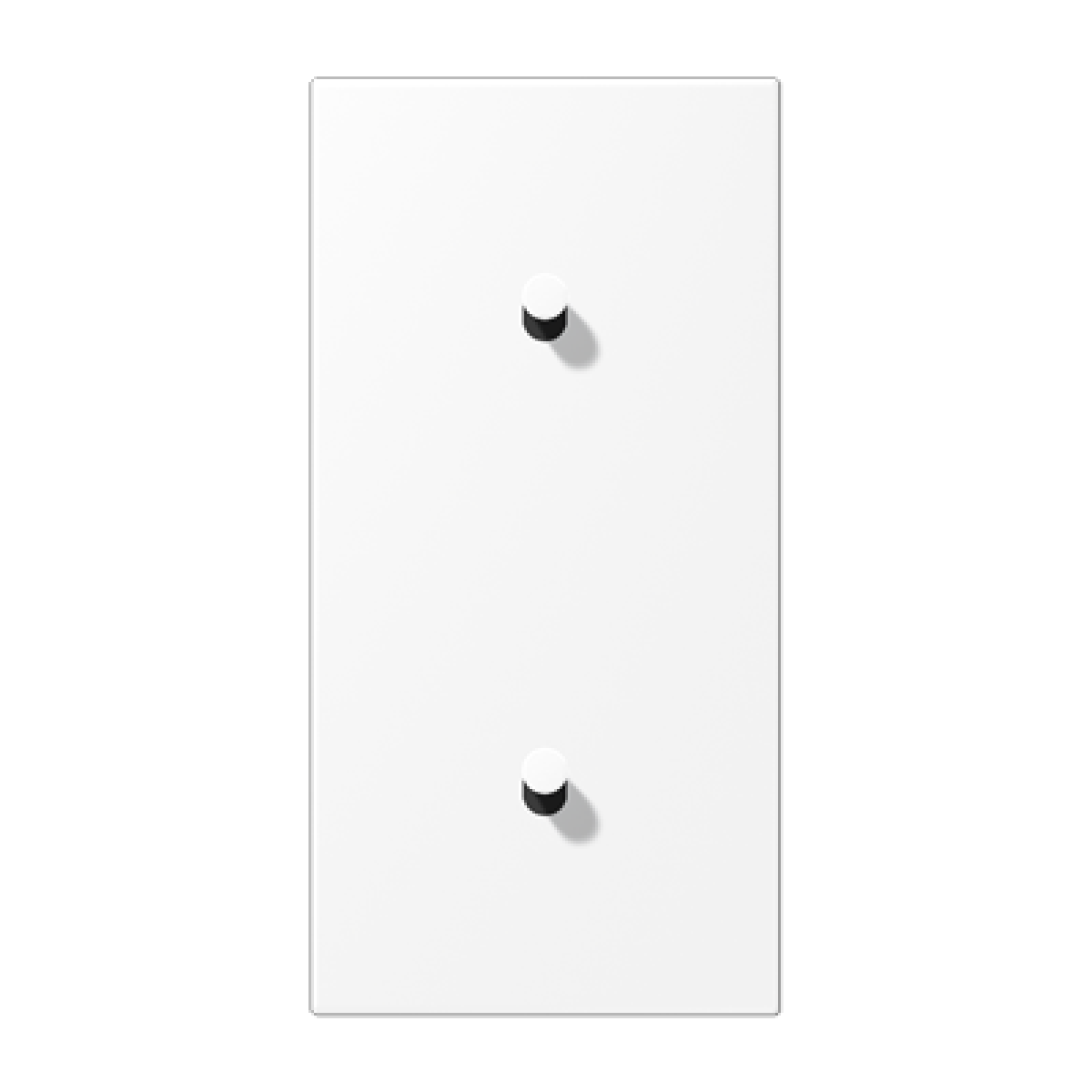 Placa 2x1 Vert. Cono 1912 blanco mate