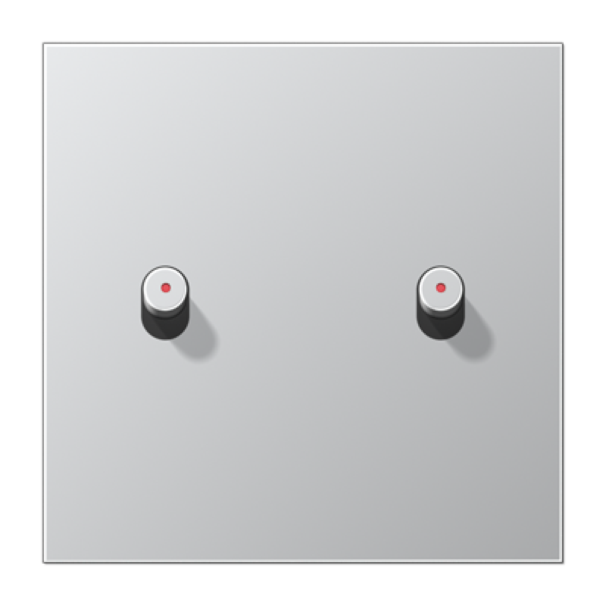 Placa 1x2 pal. LED cilindro. 1912 alum.