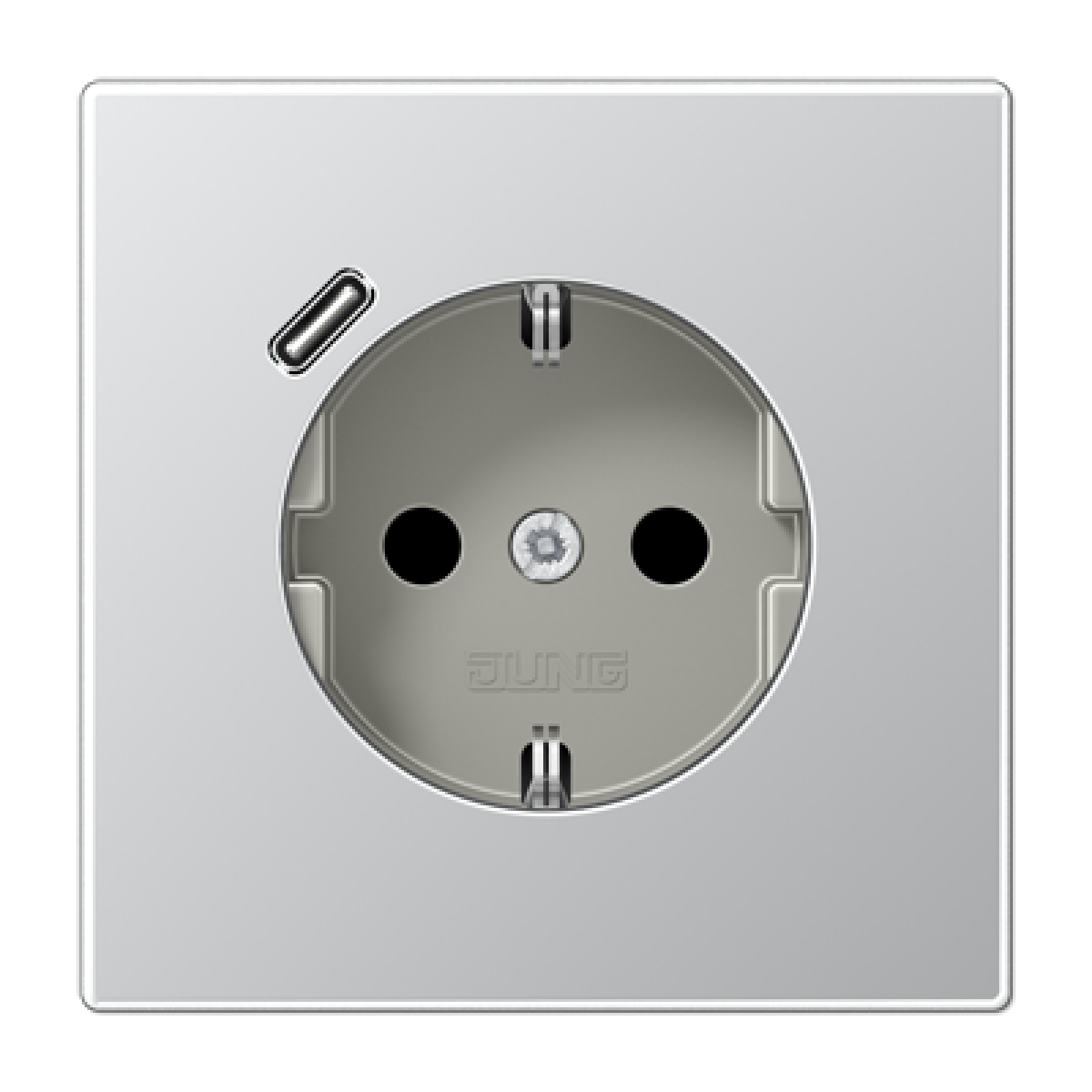 Enchufe con USB-C LS aluminio