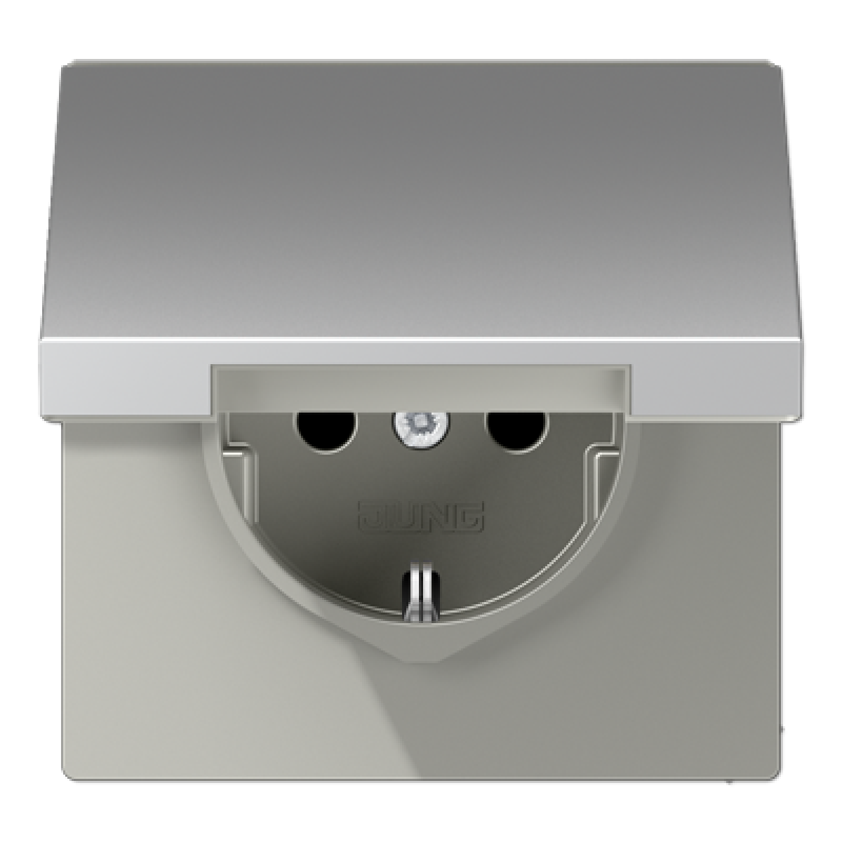 Enchufe t. abatprot. contacto LS alum.