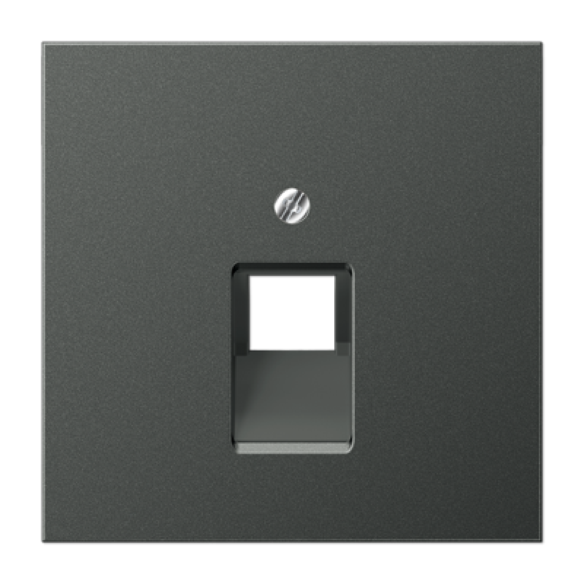 Placa central telef. LS antracita