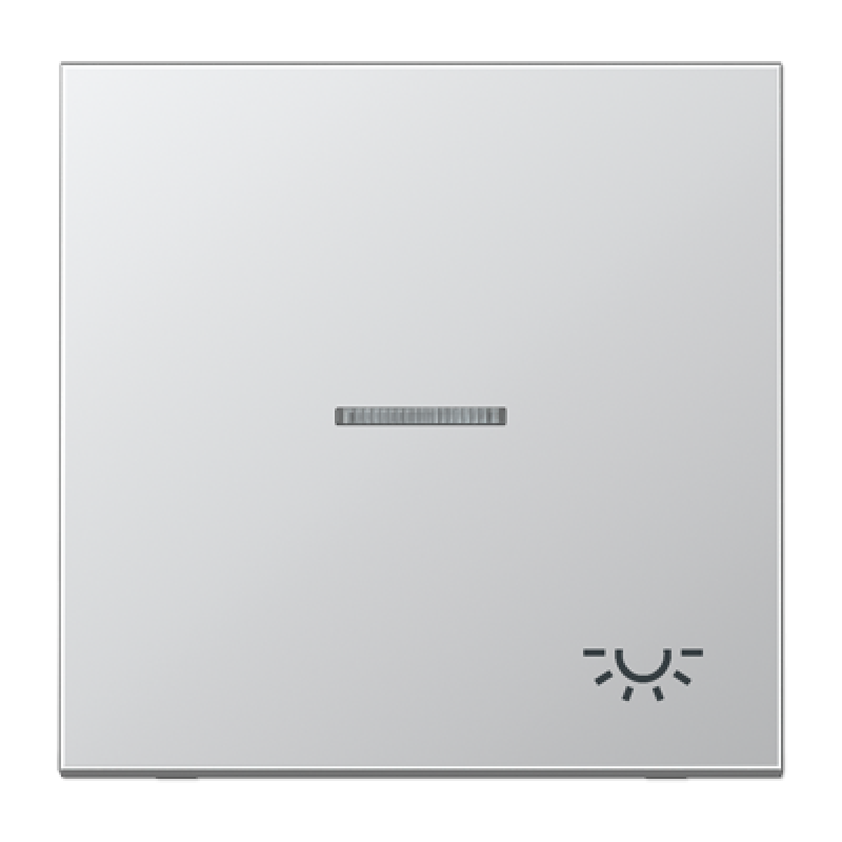 Tecla cvisorsimb. luz LS aluminio