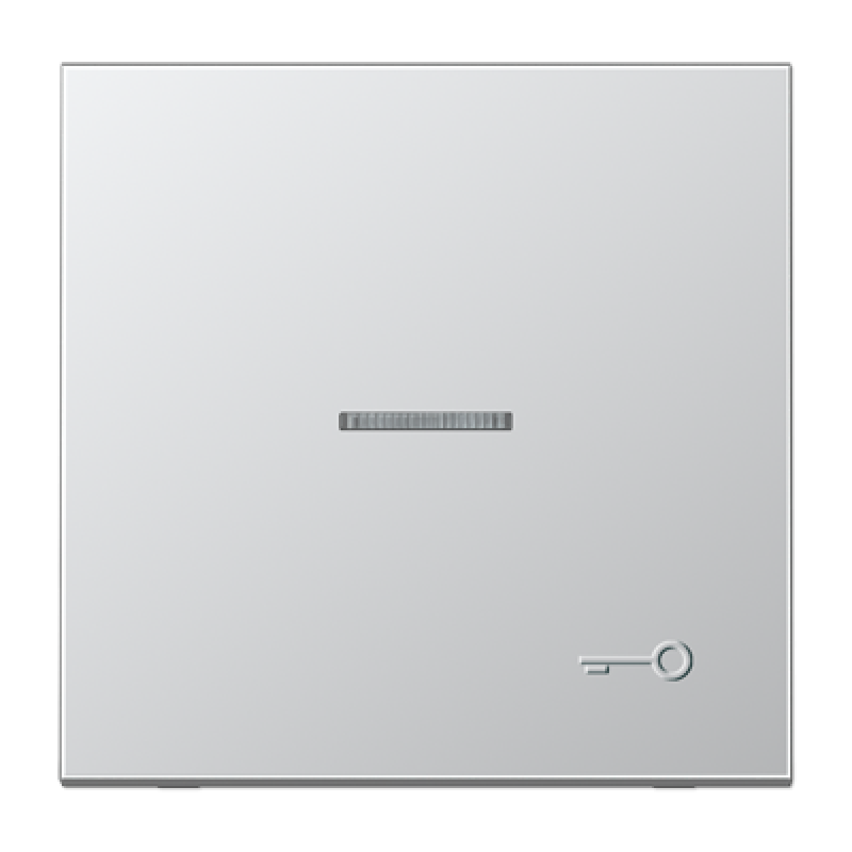 Tecla csimb. puerta relieve LS aluminio